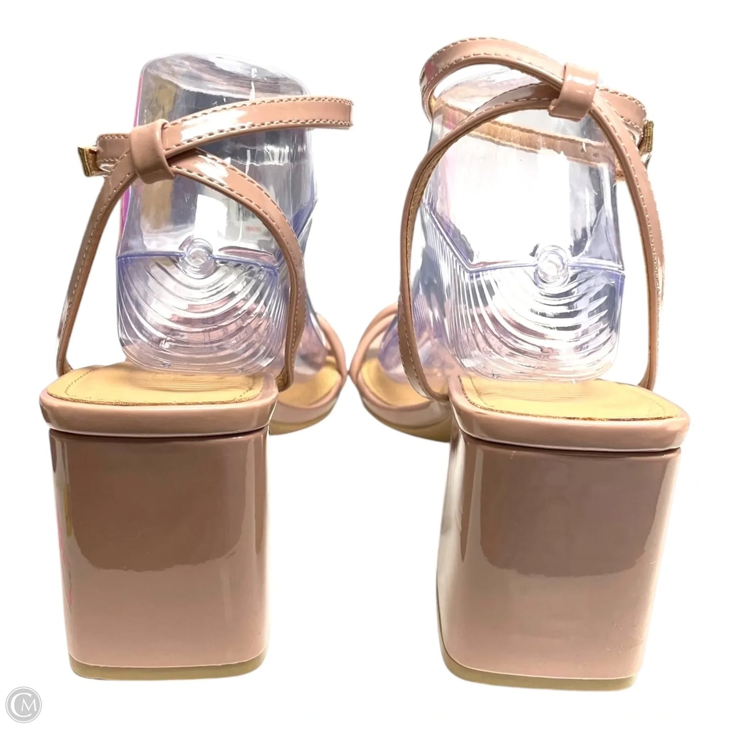 Shoes Heels Block By TRUFFLE In Pink, Size: 7