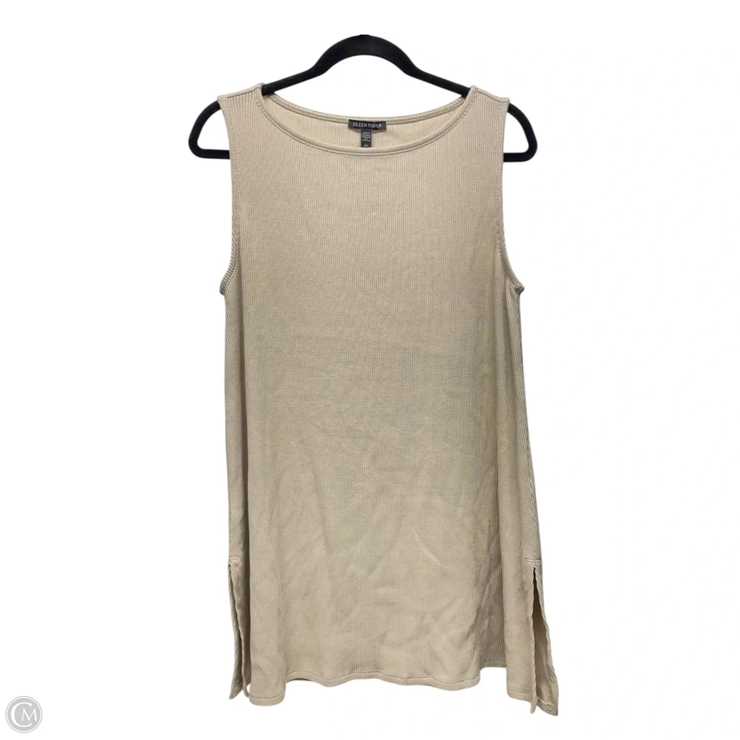 Tunic Sleeveless By Eileen Fisher In Beige, Size: Sp