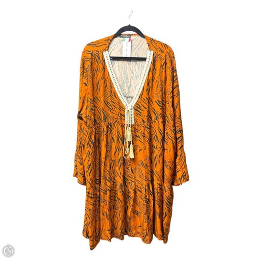 Dress Casual Short By WELEXITA DESIGN In Animal Print, Size: 1x