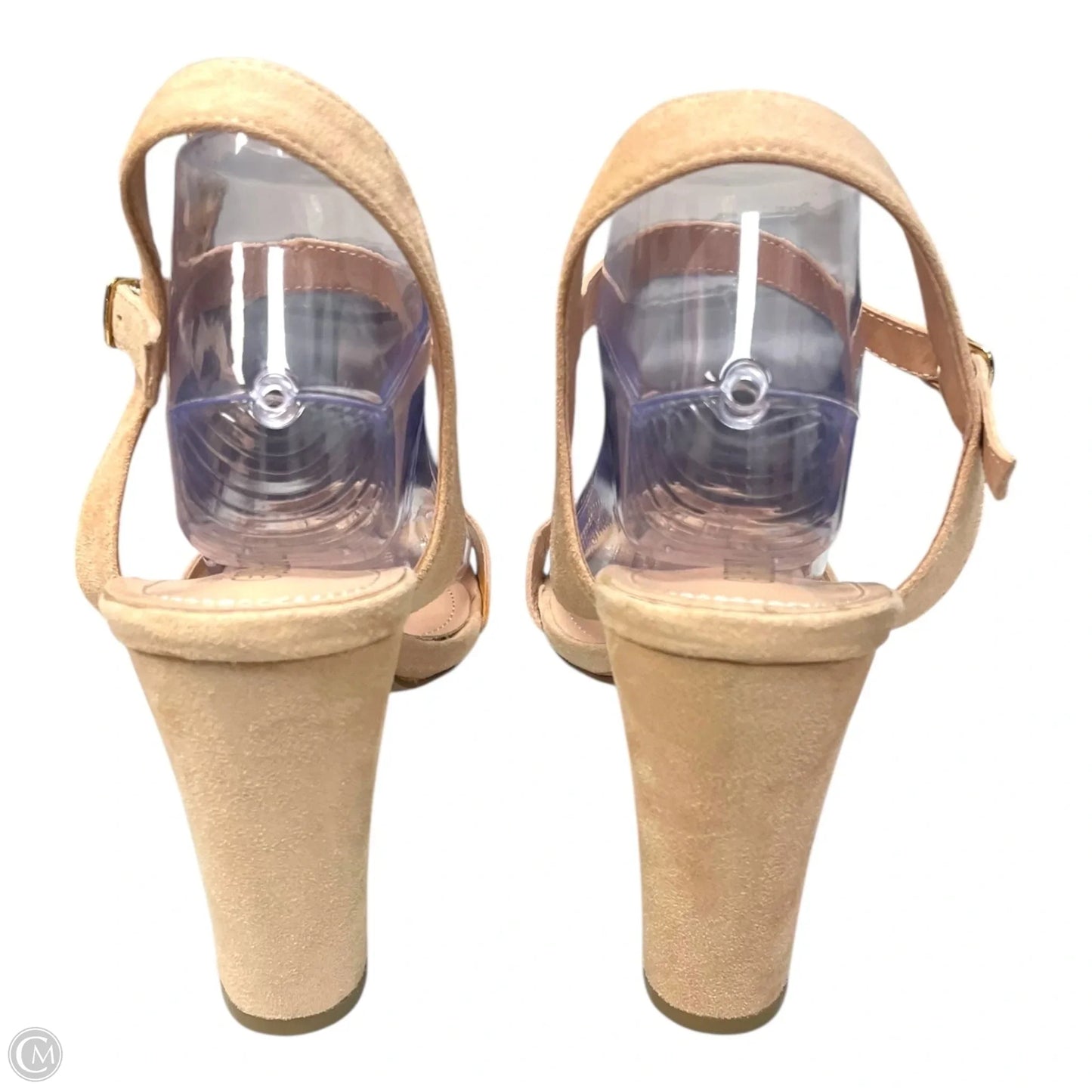 Shoes Heels Block By Dream Pairs In Beige, Size: 11