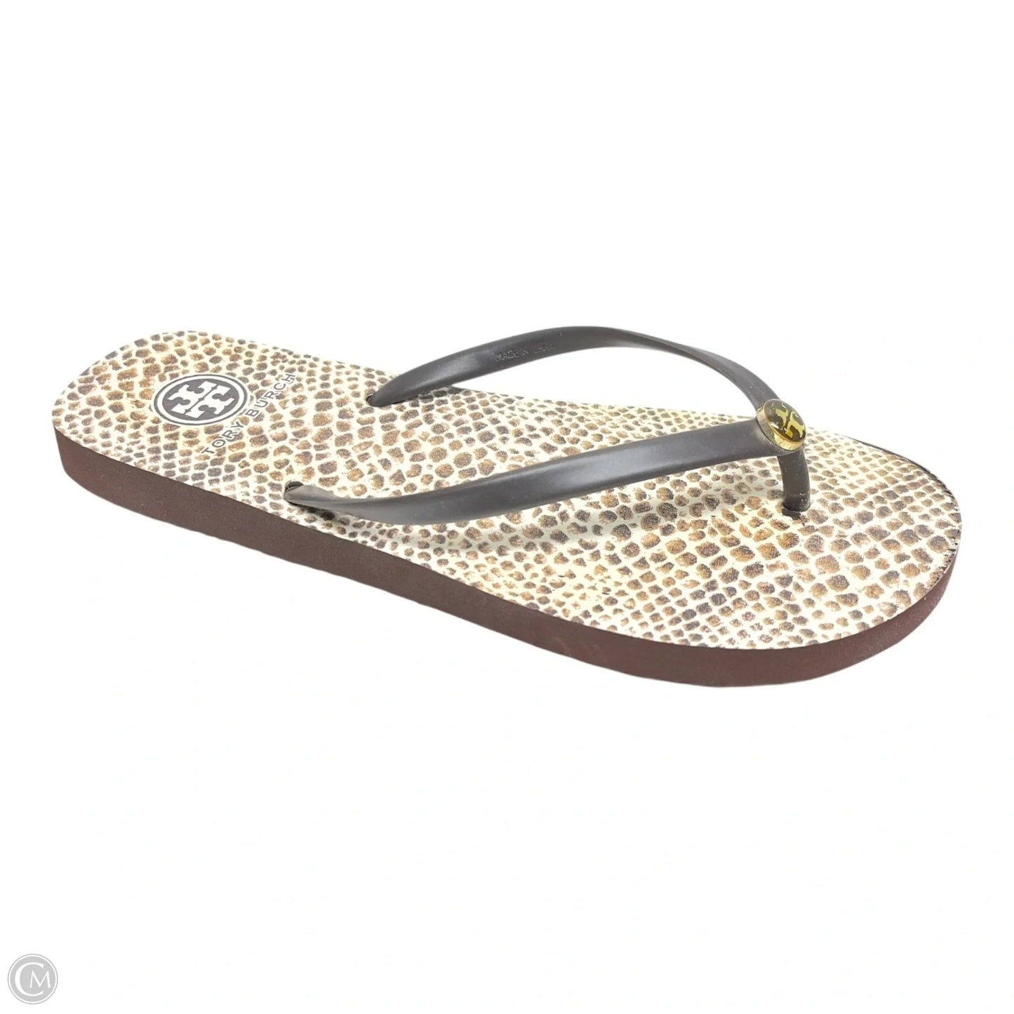 Sandals Designer By Tory Burch In Animal Print, Size: 8