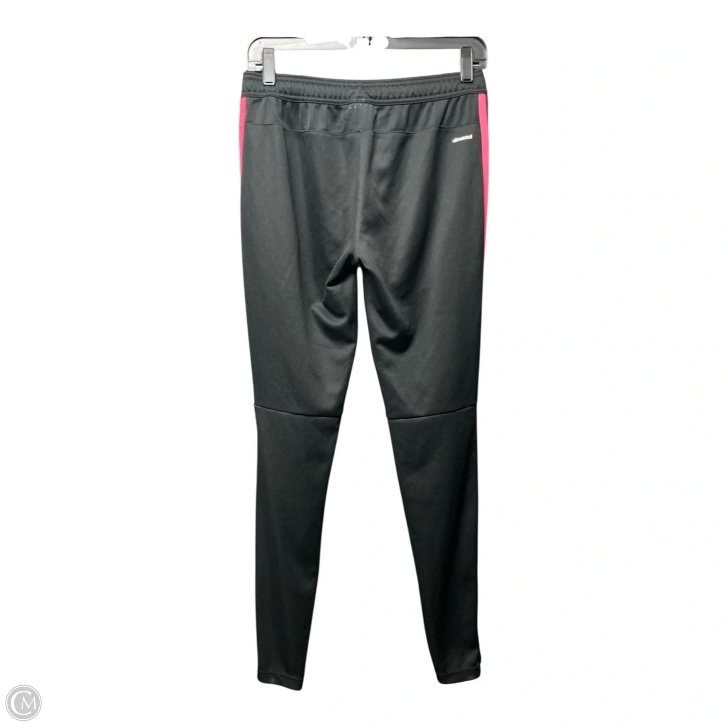 Athletic Pants By Adidas In Black & Pink, Size: S