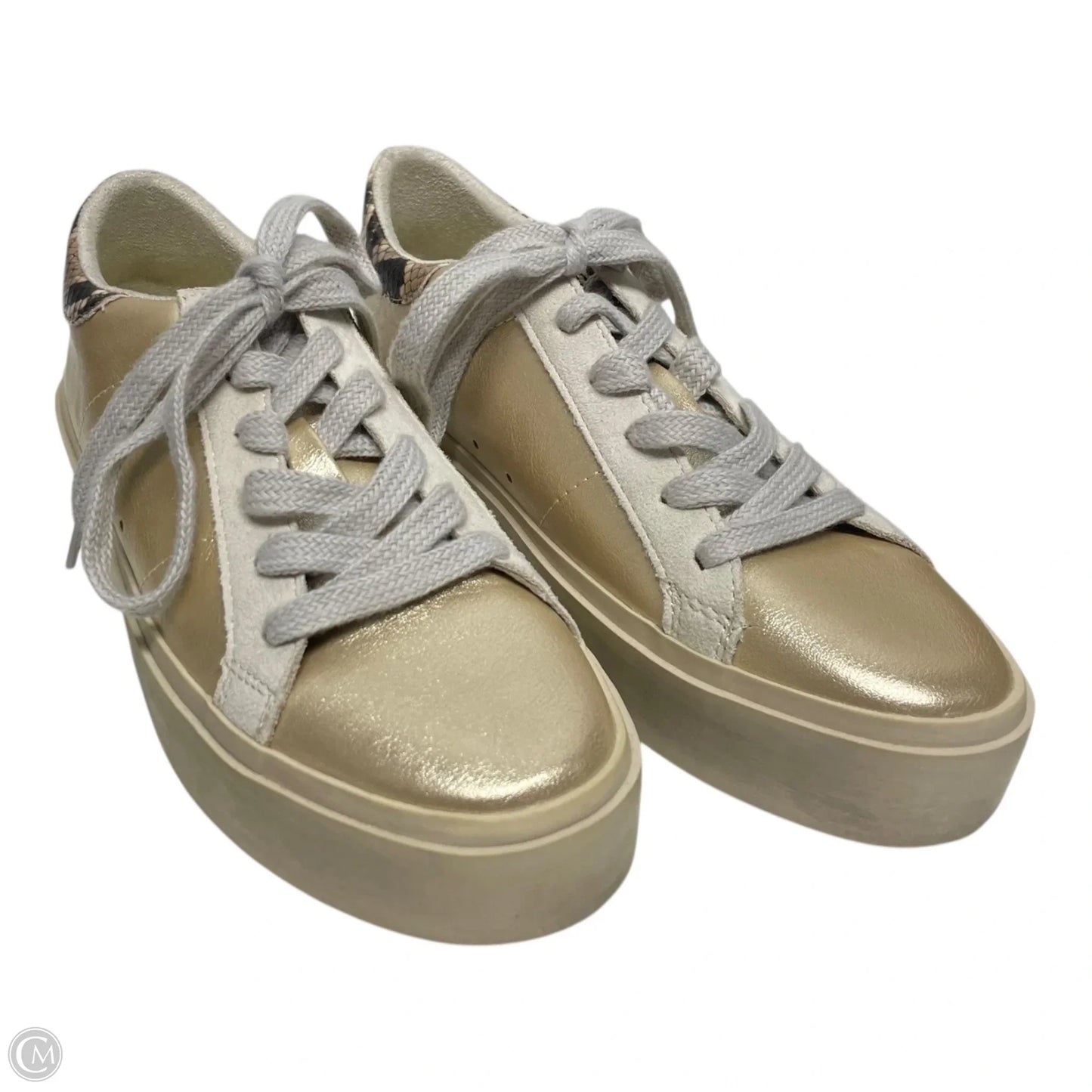 Shoes Sneakers By Shu Shop In Gold, Size: 6