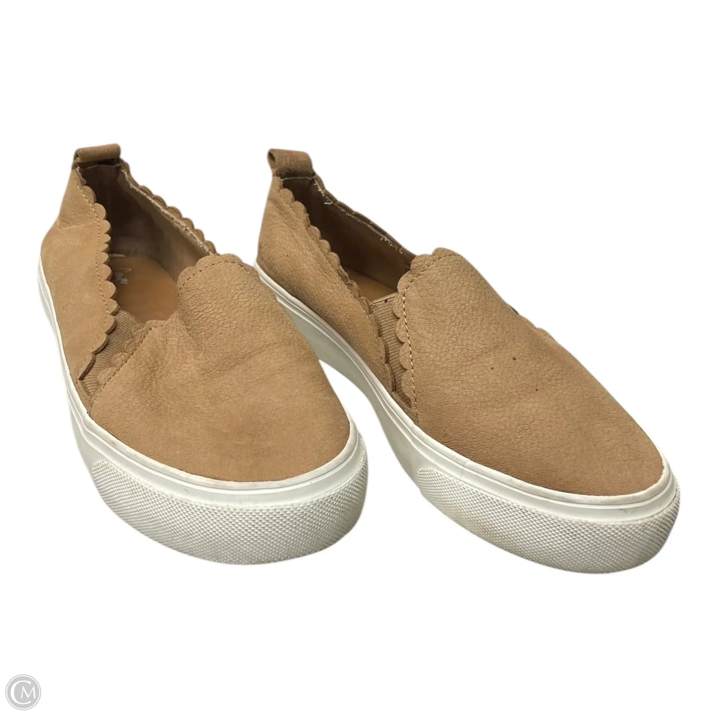 Shoes Sneakers By Crown Vintage In Tan & White, Size: 7.5