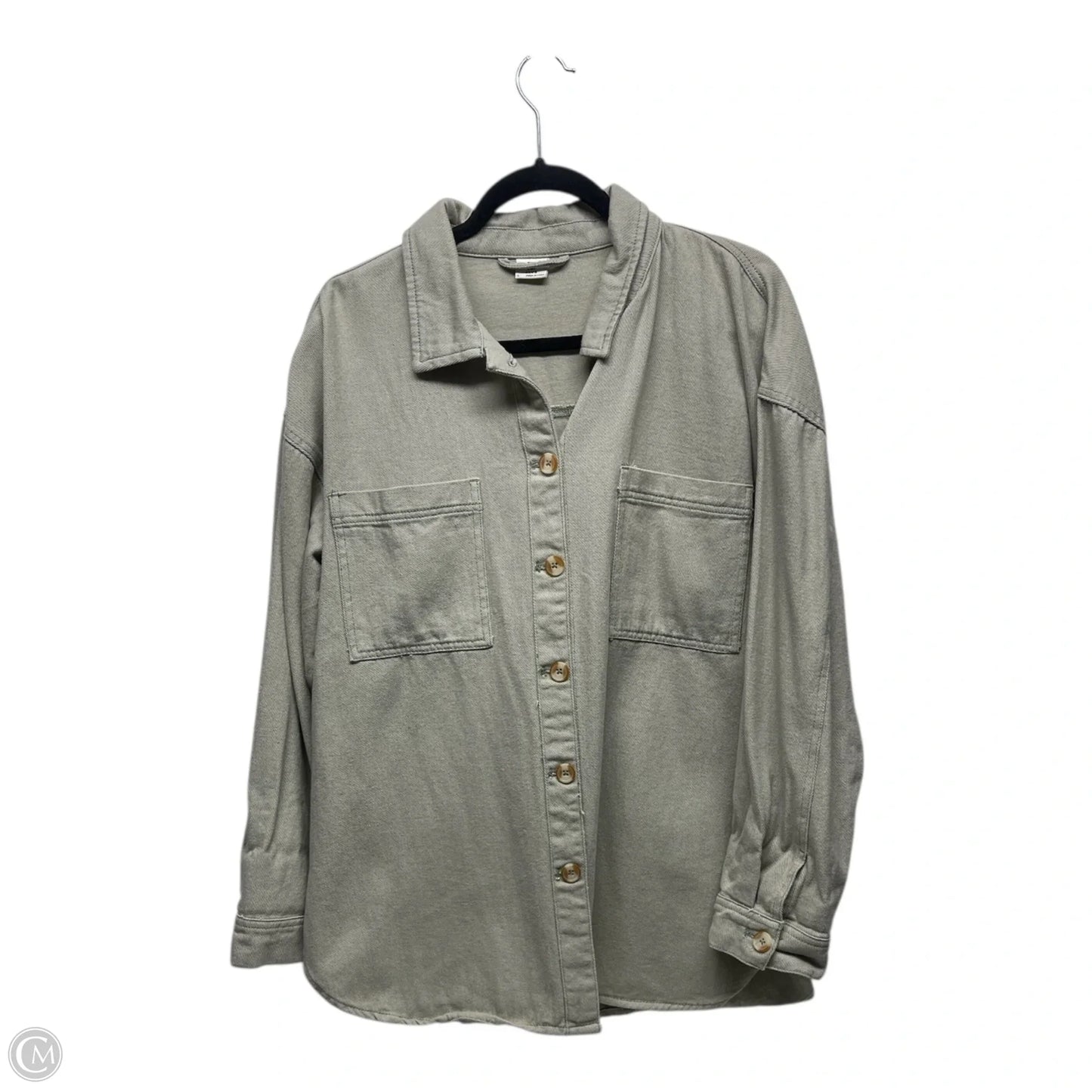 Jacket Other By Clothes Mentor In Green, Size: L