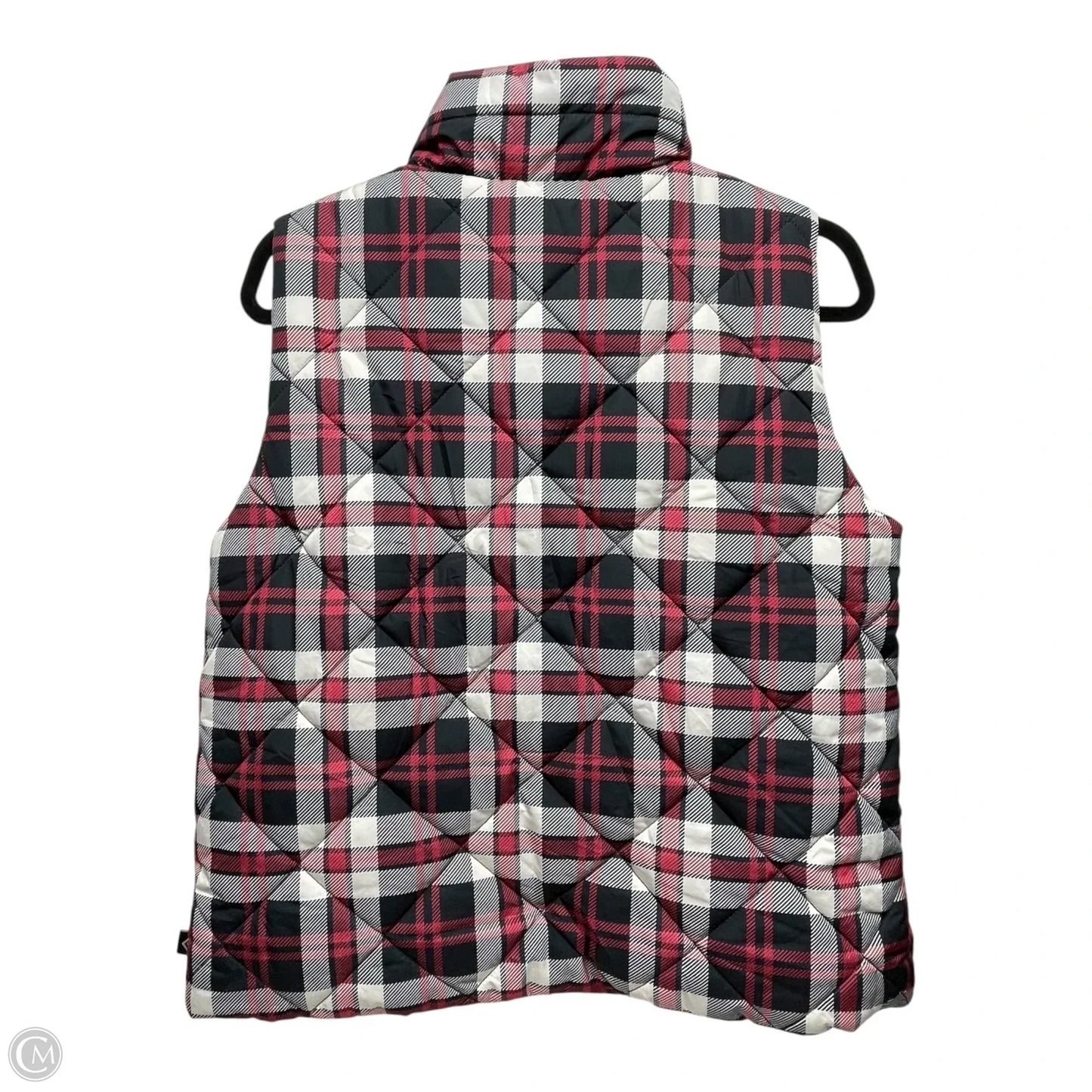 Vest Puffer & Quilted By Vera Bradley In Plaid Pattern, Size: Sp