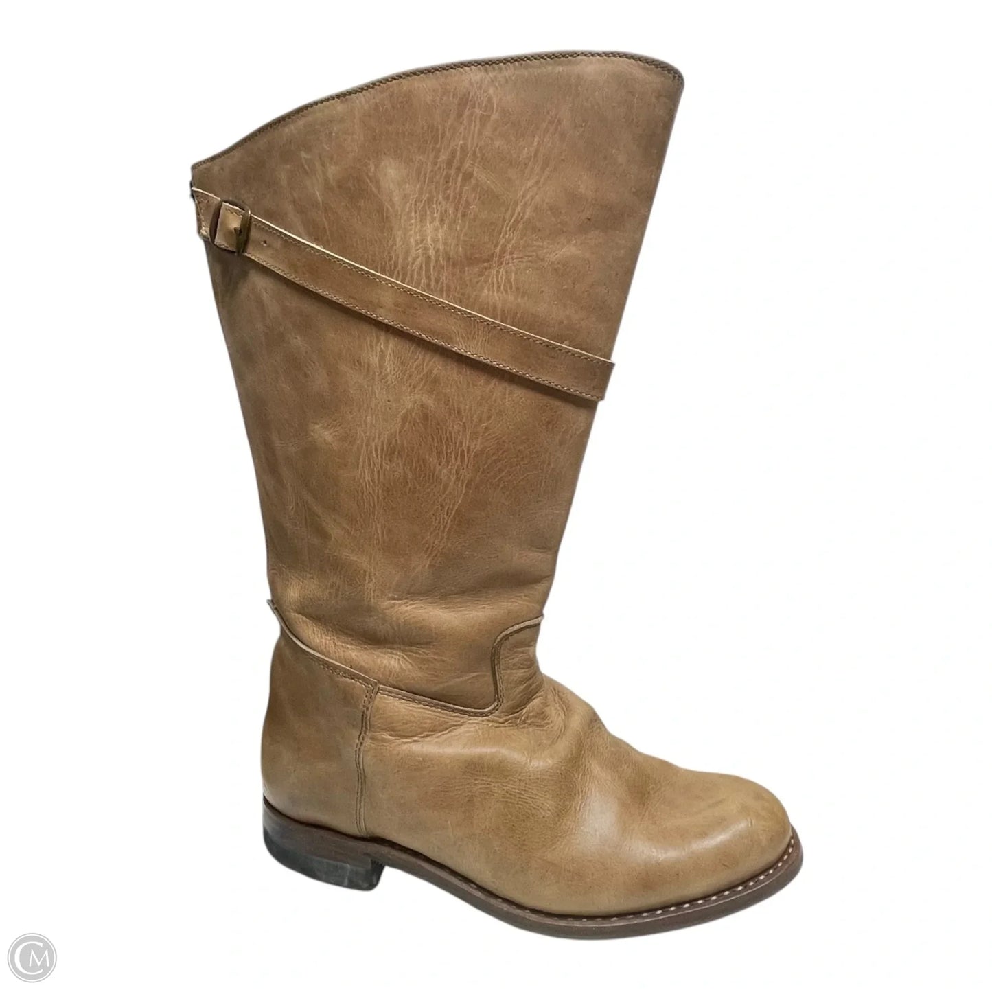 Boots Ankle Flats By Cmc In Brown, Size: 9.5