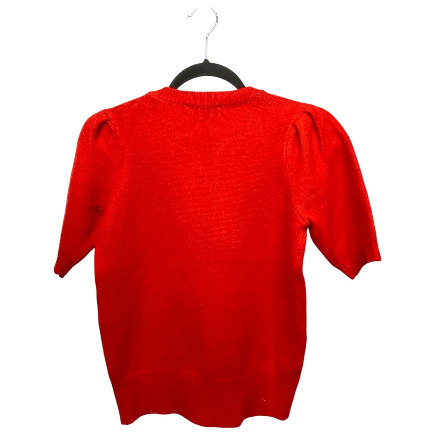 Sweater Short Sleeve By Ann Taylor In Red, Size: Xxs