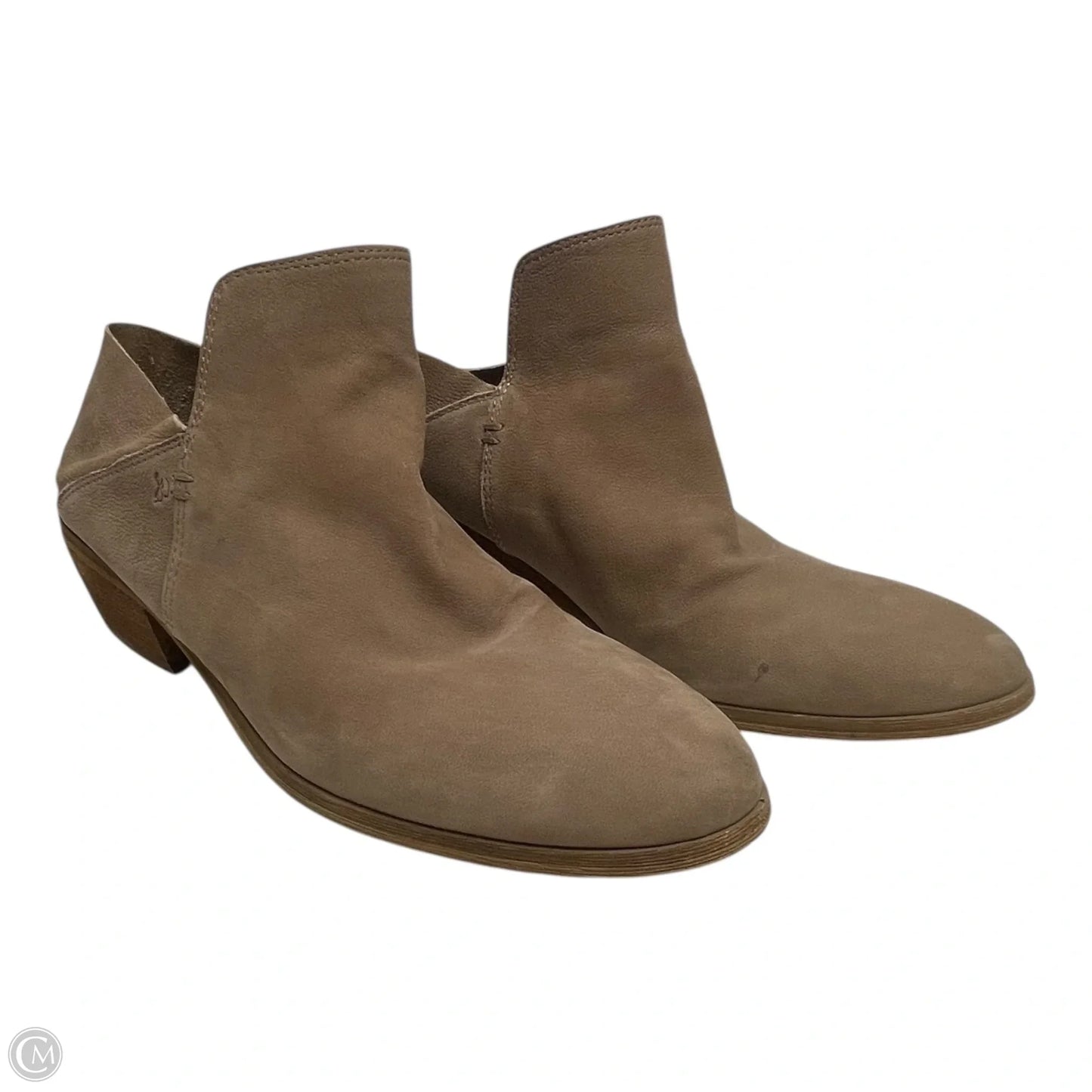 Boots Ankle Heels By Sam Edelman In Brown, Size: 8