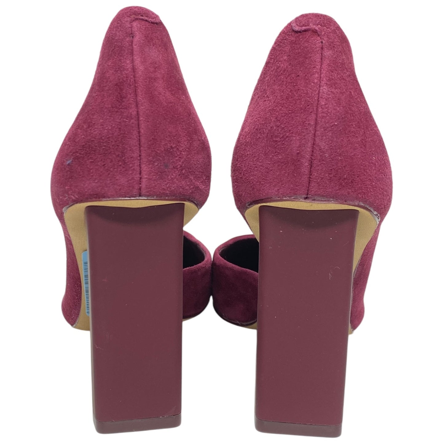 Shoes Heels Block By Aldo In Maroon, Size: 7