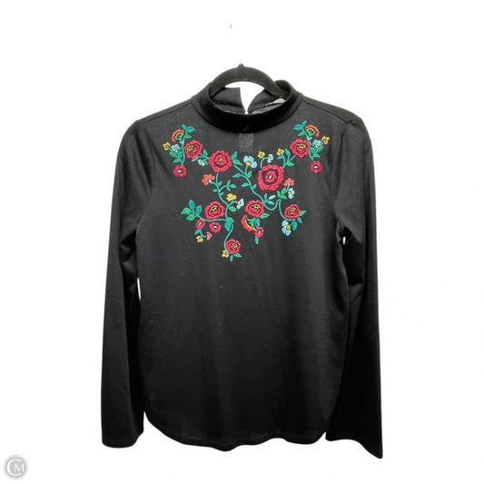 Top Long Sleeve By Loft In Floral Print, Size: Xs
