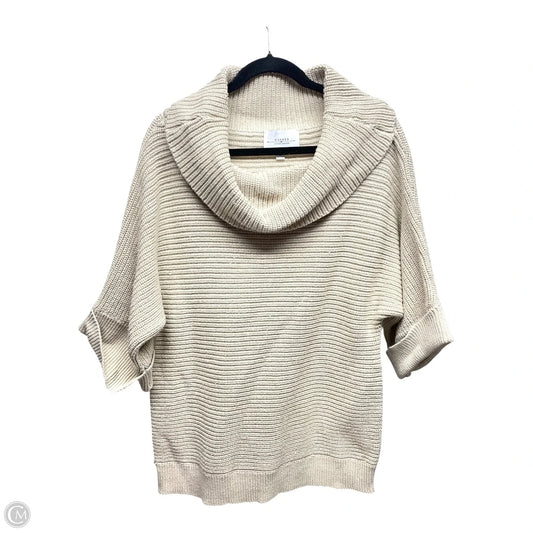Sweater Short Sleeve By EUREKA In Cream, Size: Xl