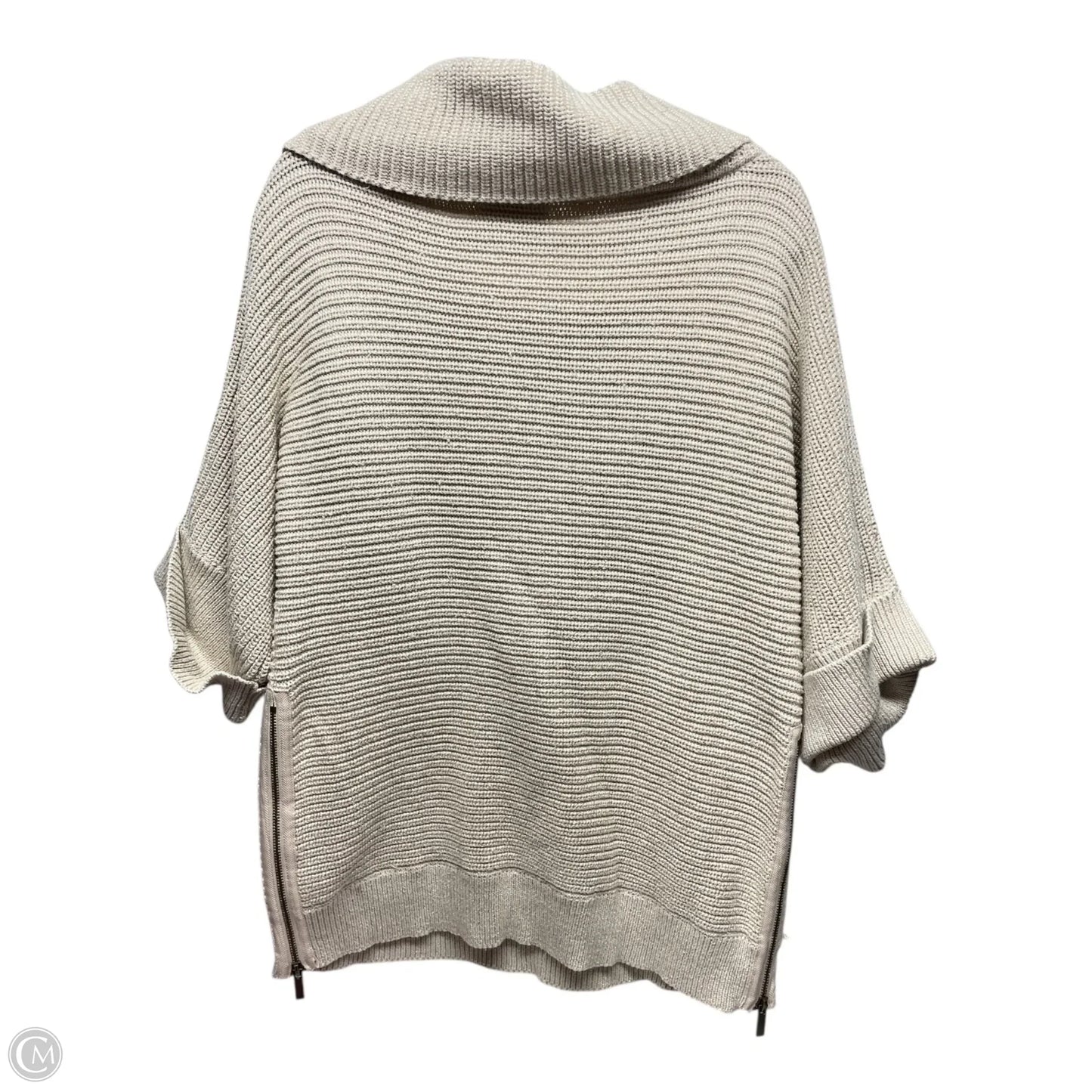 Sweater Short Sleeve By EUREKA In Cream, Size: Xl