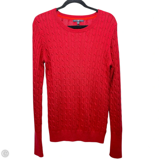 Sweater By Gap In Red, Size: L