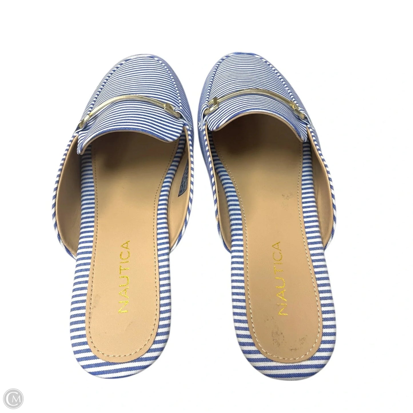 Shoes Flats By Nautica In Blue & White, Size: 8