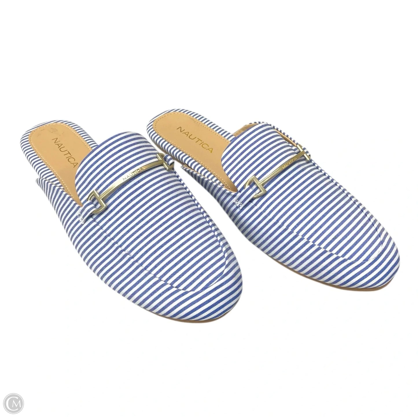 Shoes Flats By Nautica In Blue & White, Size: 8
