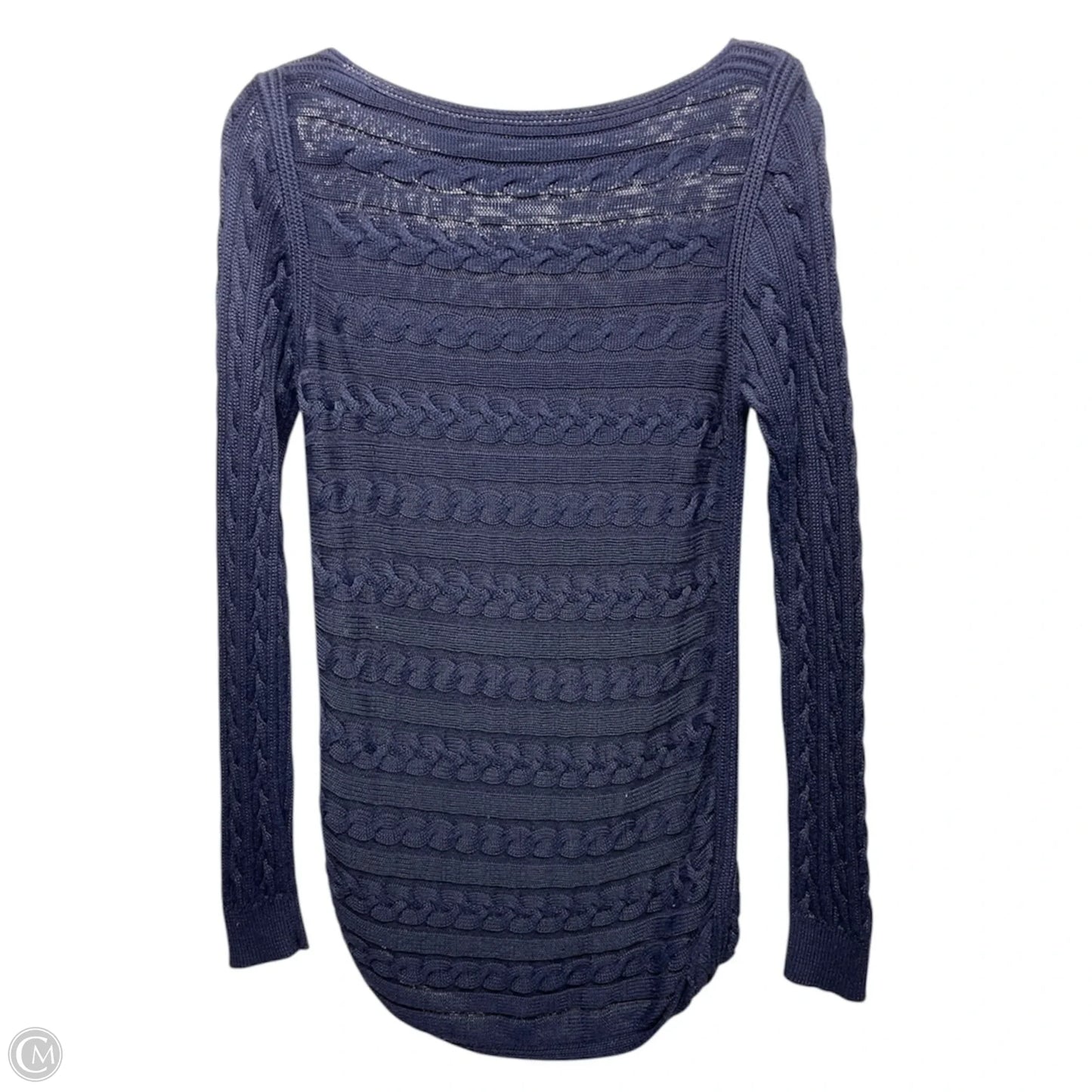 Sweater By Lauren By Ralph Lauren In Blue, Size: M