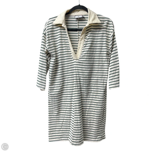 Tunic Long Sleeve By Tucker In Cream & Green, Size: S