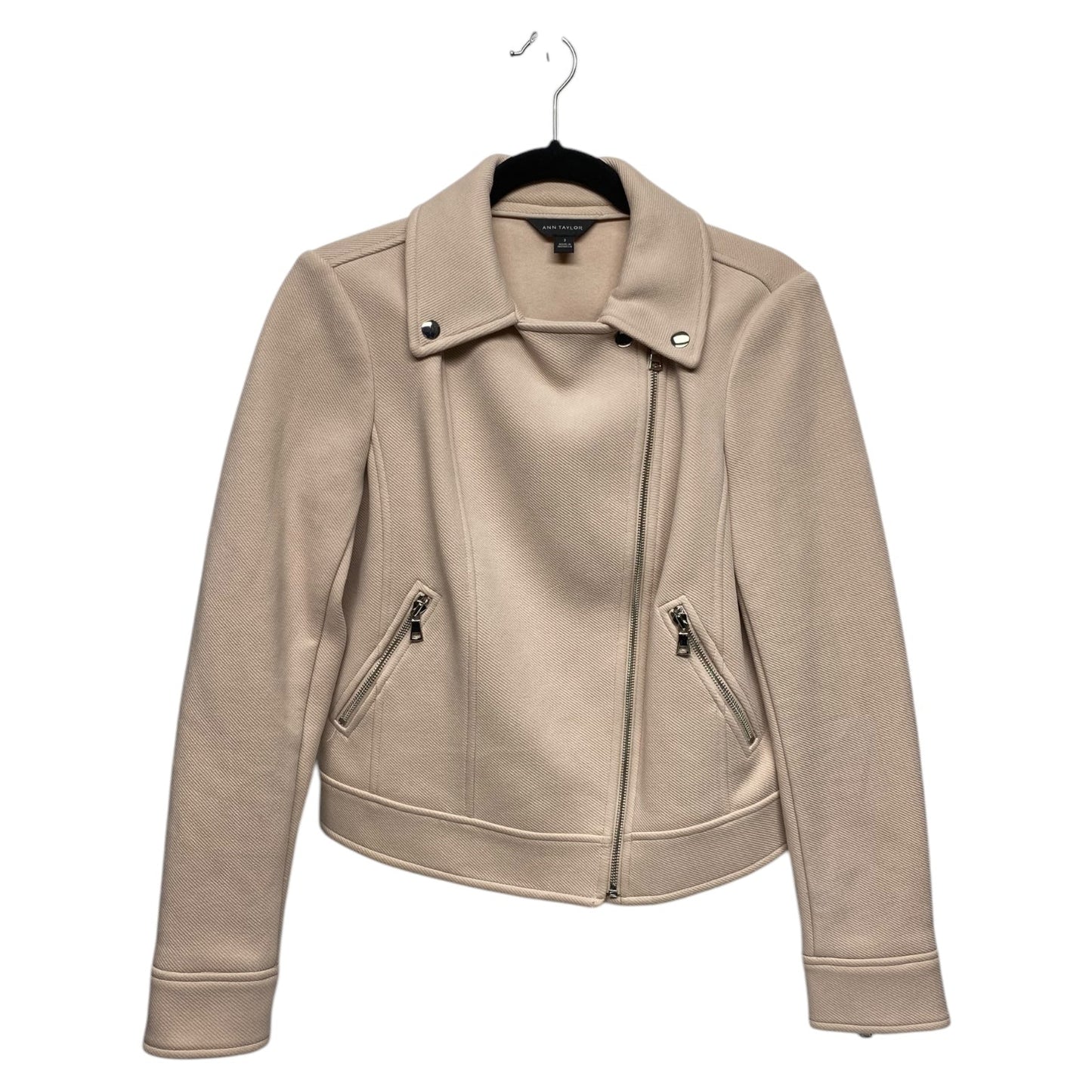 Jacket Other By Ann Taylor In Tan, Size: Xs