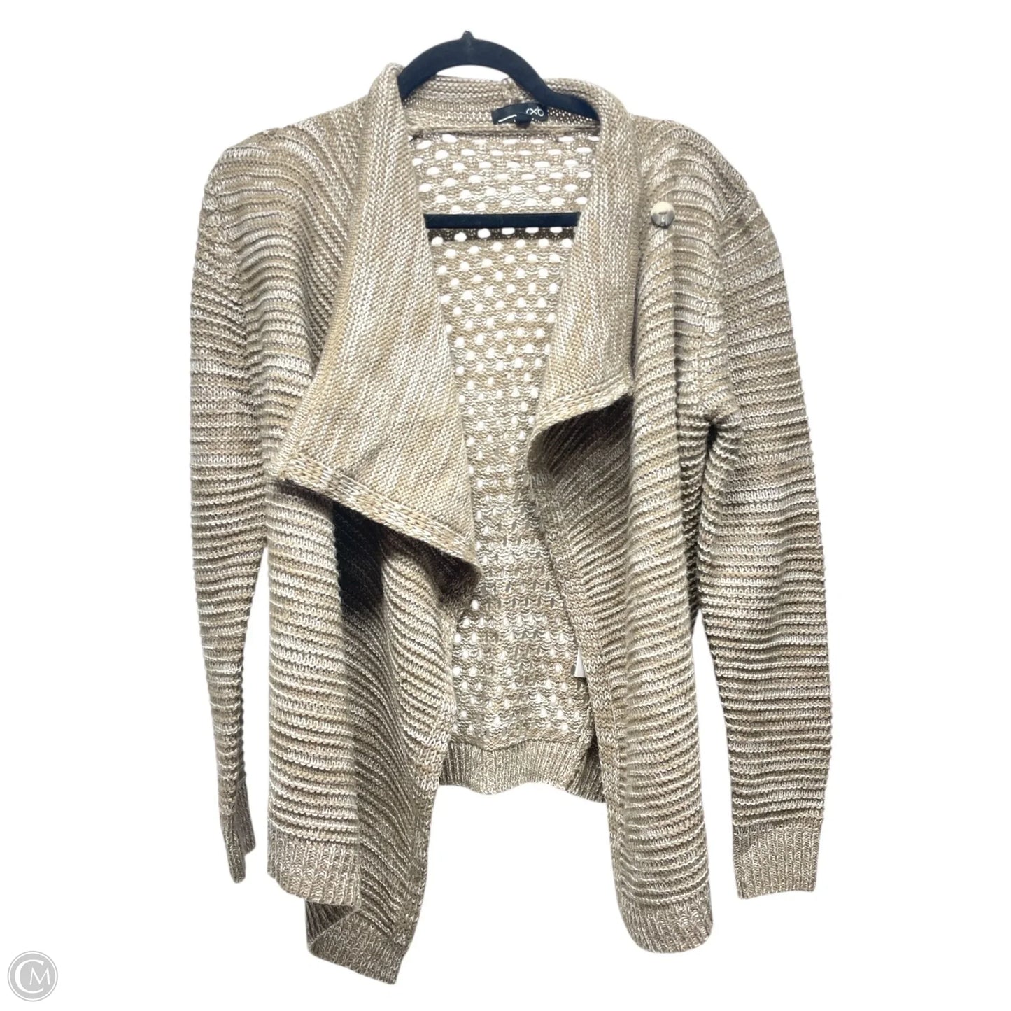 Sweater Cardigan By Rxb In Brown, Size: S