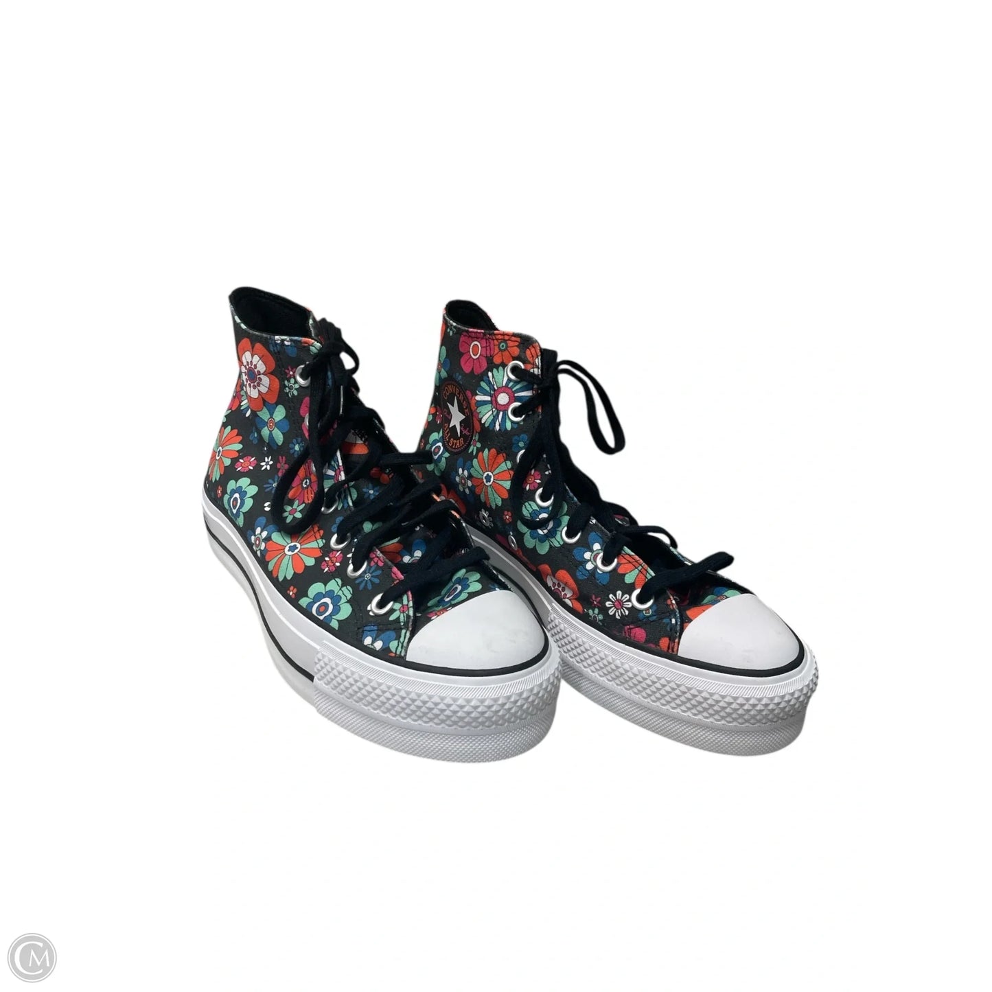 Shoes Sneakers By Converse In Floral Print, Size: 9