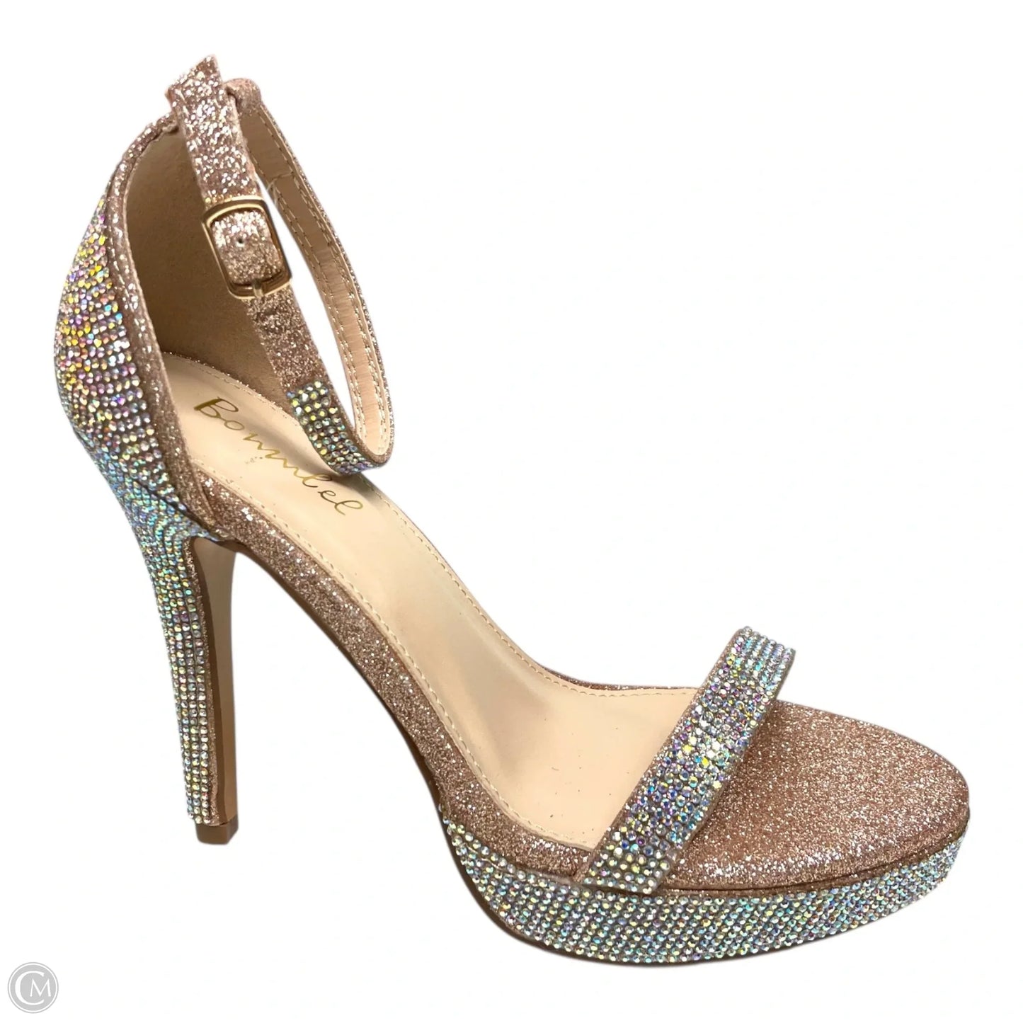 Shoes Heels Stiletto By Bonnibel In Rose Gold, Size: 6