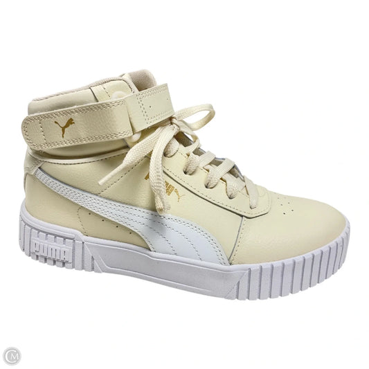 Shoes Sneakers By Puma In Cream, Size: 7.5