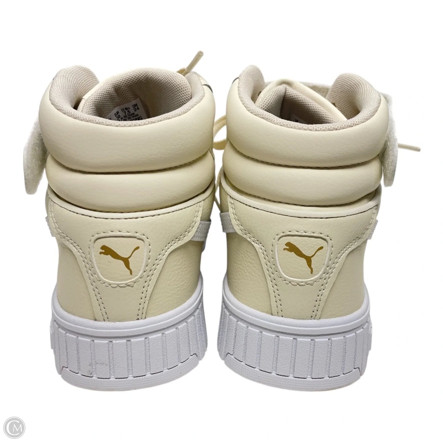 Shoes Sneakers By Puma In Cream, Size: 7.5