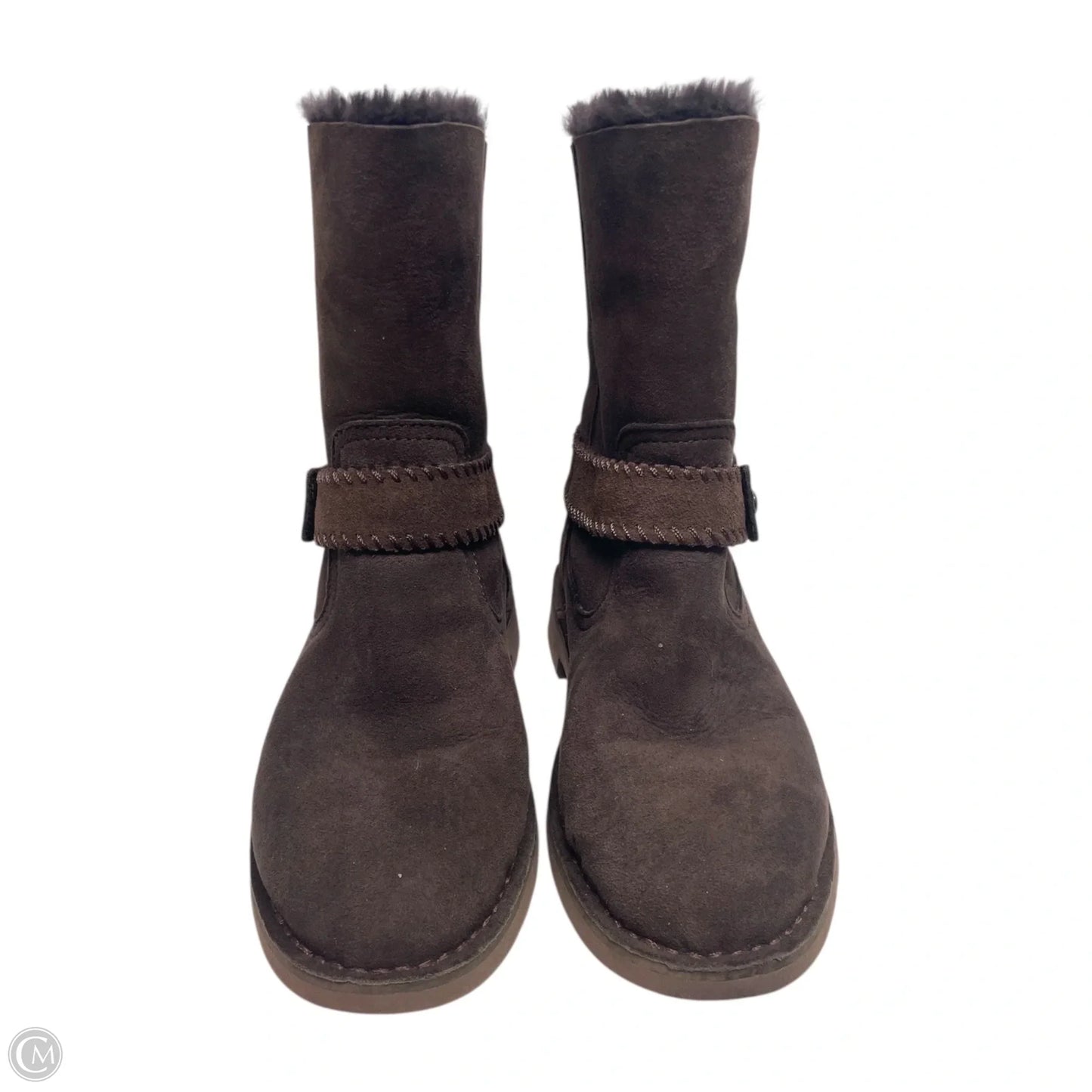 Boots Designer By Ugg In Brown, Size: 7.5