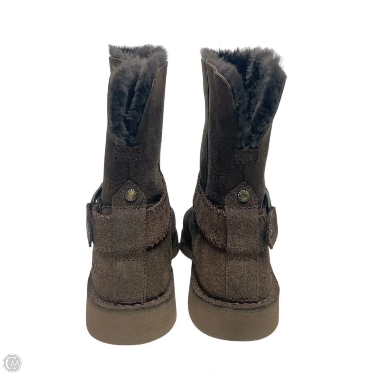 Boots Designer By Ugg In Brown, Size: 7.5