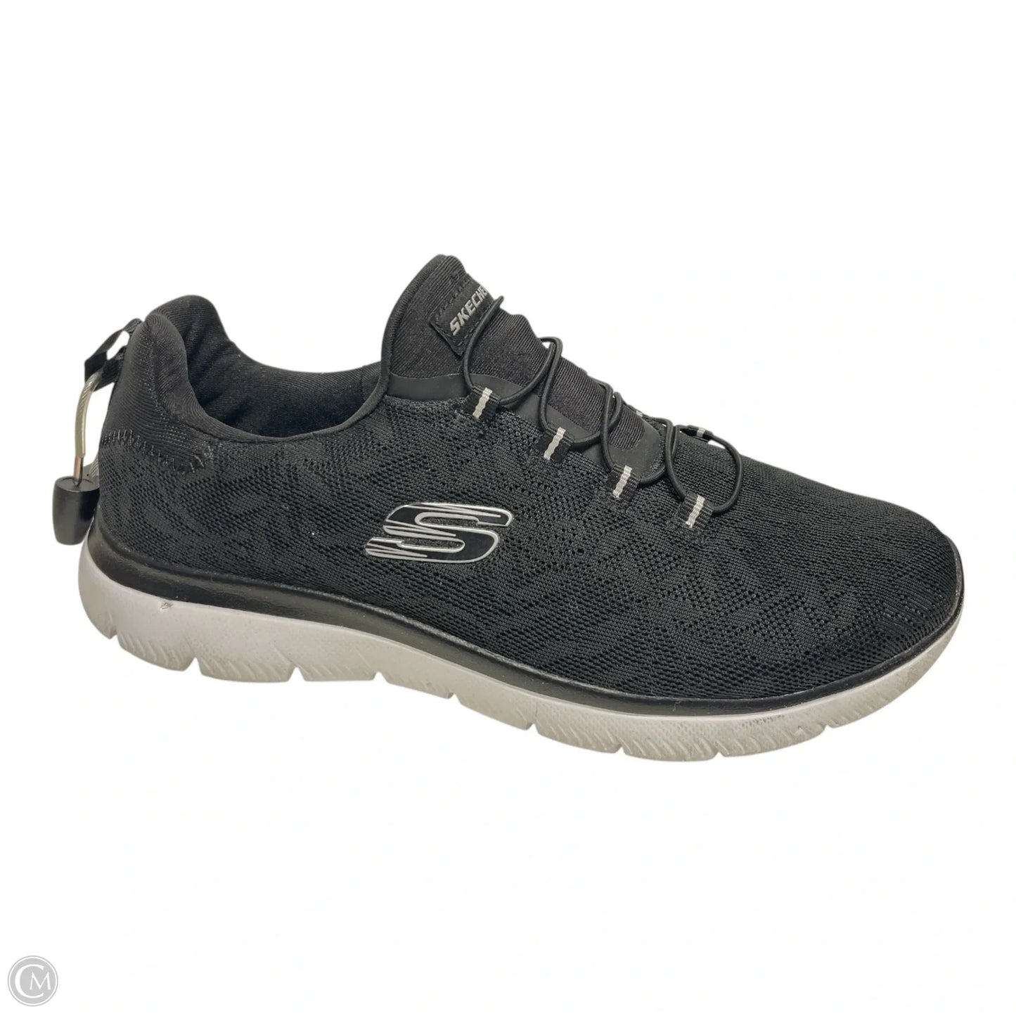 Shoes Sneakers By Skechers In Black & White, Size: 7.5
