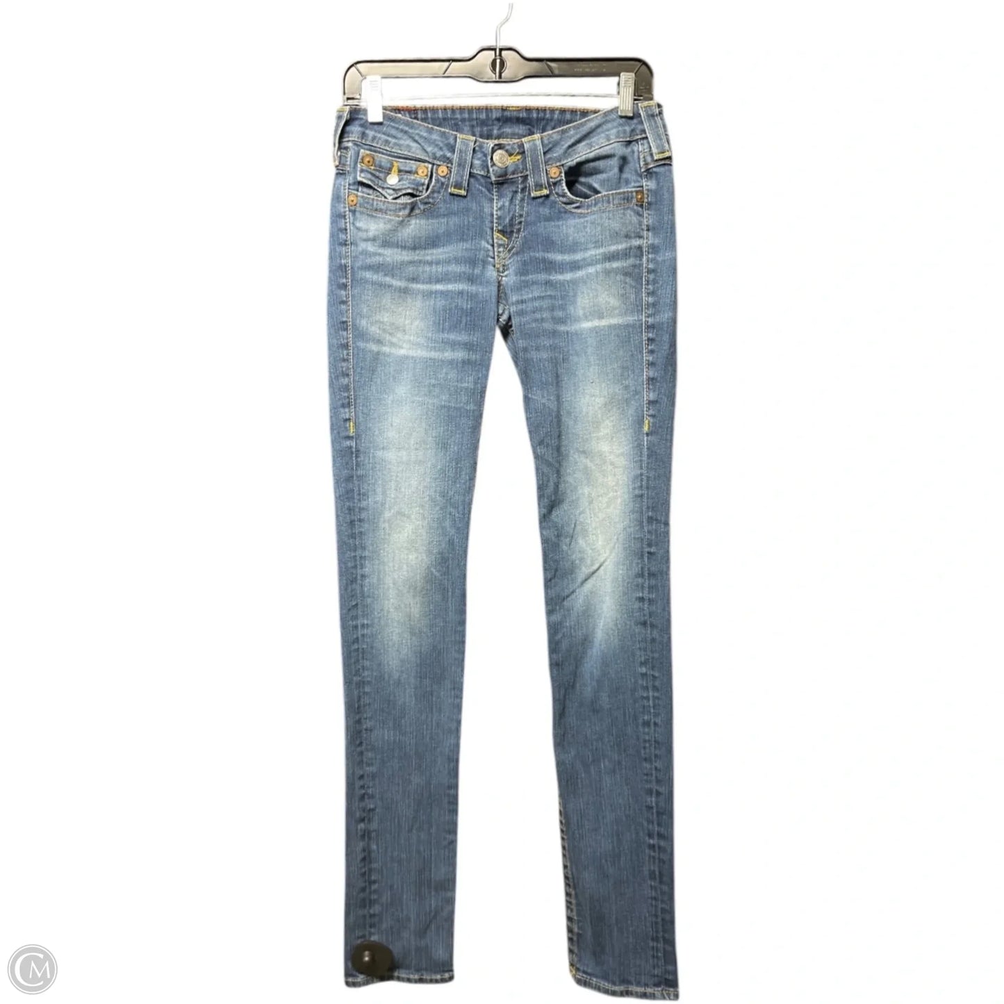 Jeans Skinny By True Religion In Blue, Size: 6