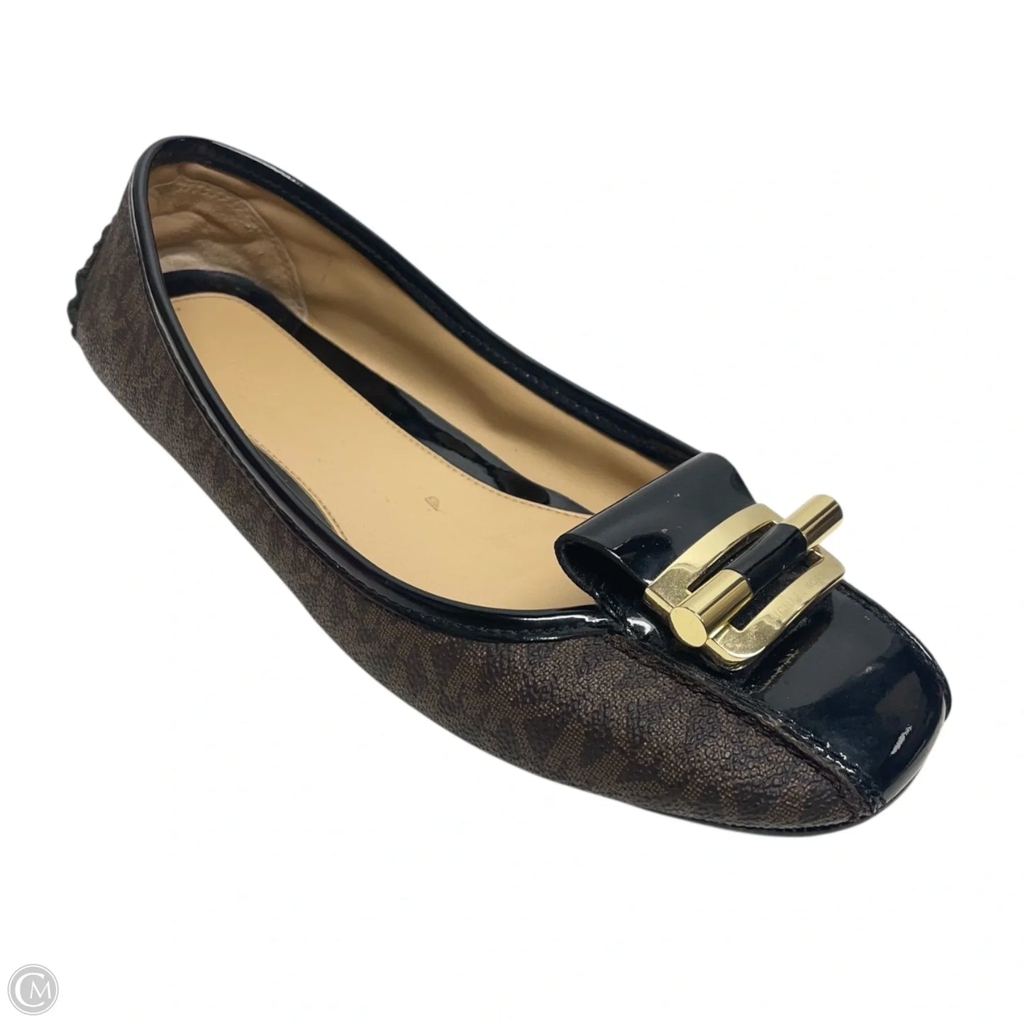 Shoes Flats By Michael By Michael Kors In Black & Brown, Size: 7