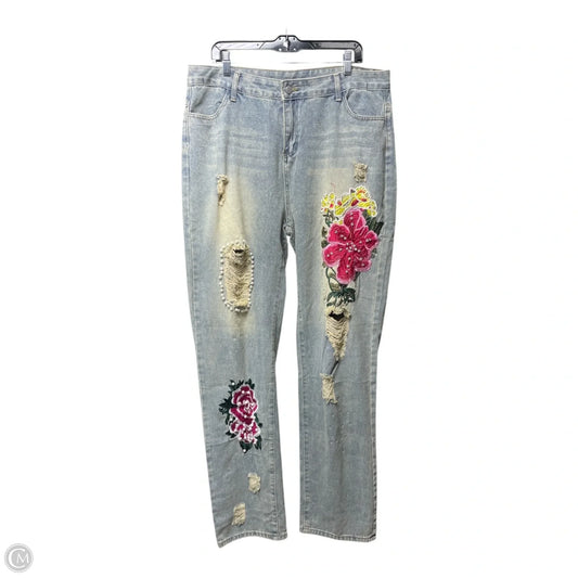 Jeans Straight By Clothes Mentor In Multi-colored, Size: Xxl