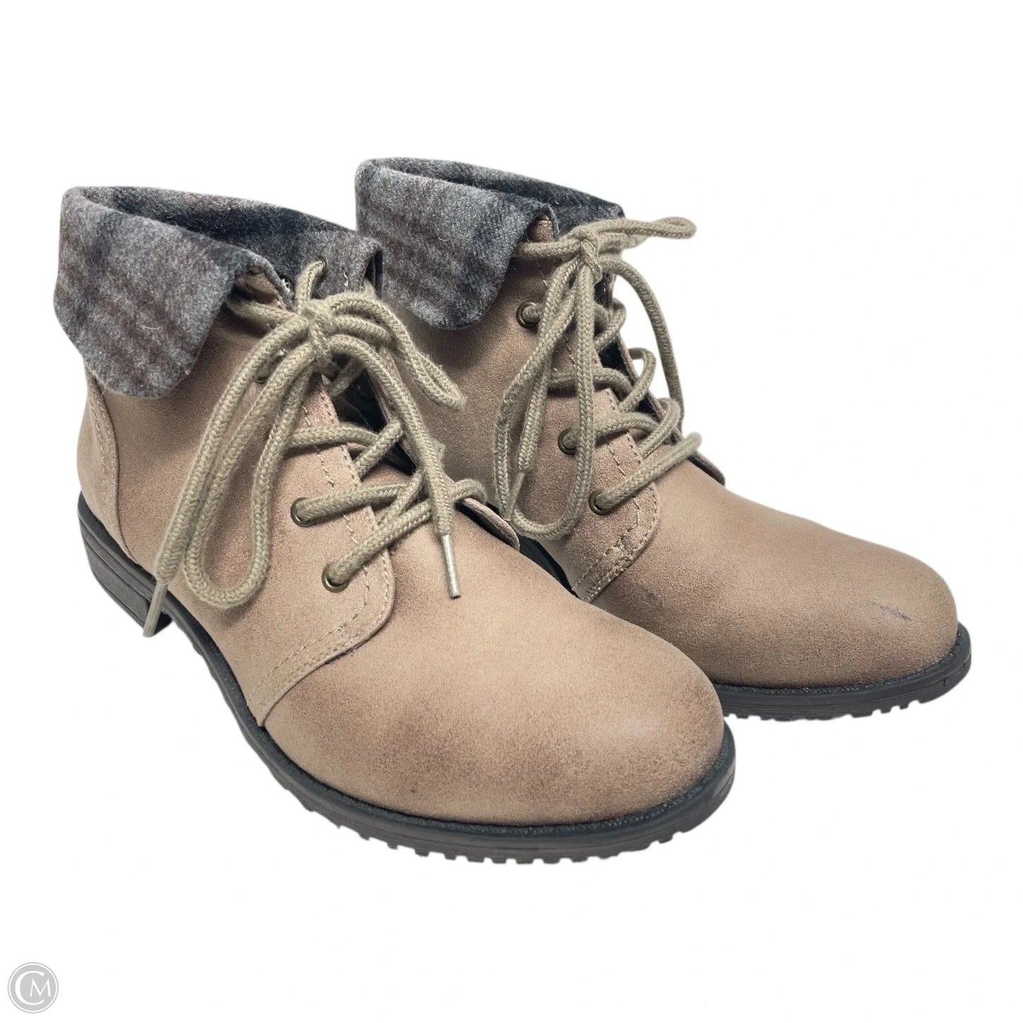 Boots Ankle Heels By Cliffs By White Mountain In Brown, Size: 7.5