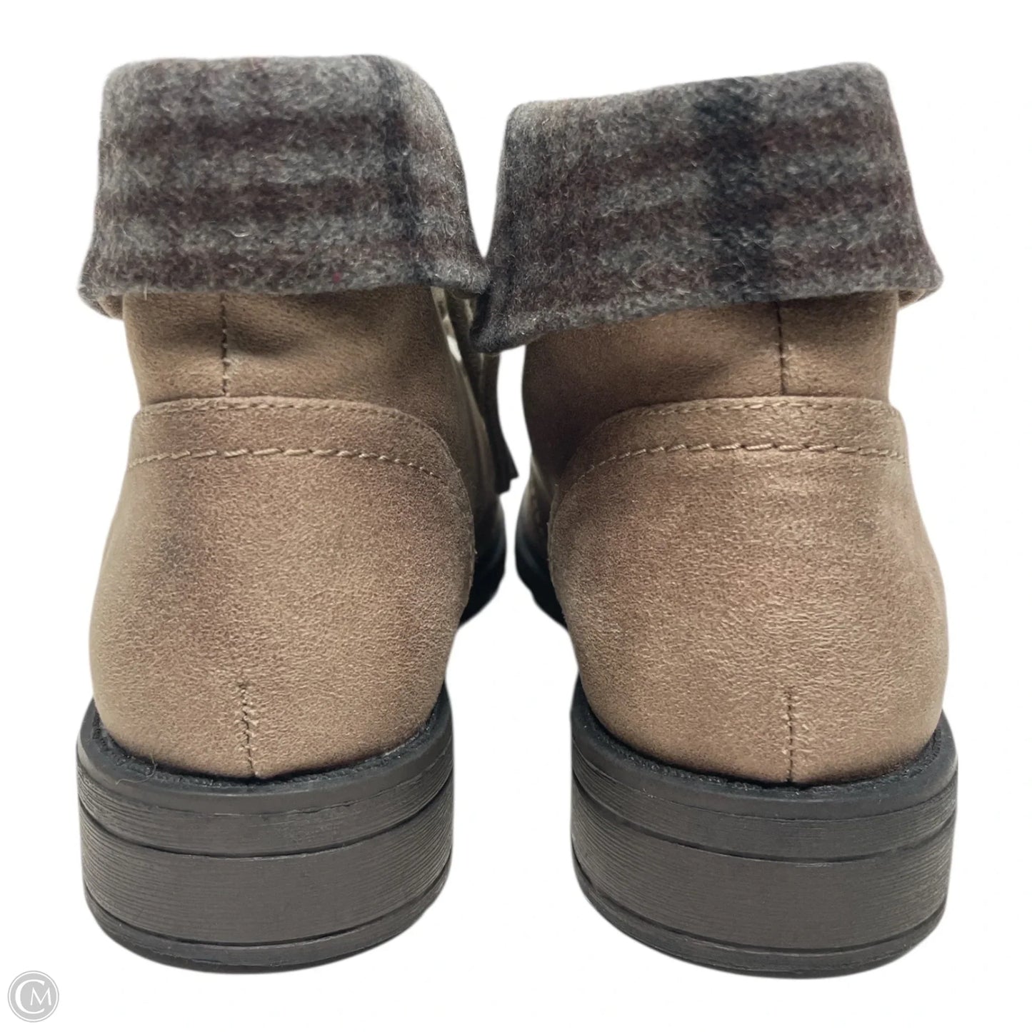 Boots Ankle Heels By Cliffs By White Mountain In Brown, Size: 7.5