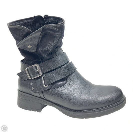Boots Ankle Heels By Bare Traps In Black, Size: 7.5