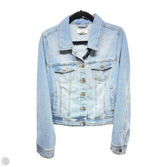 Jacket Denim By Ci Sono In Blue, Size: L