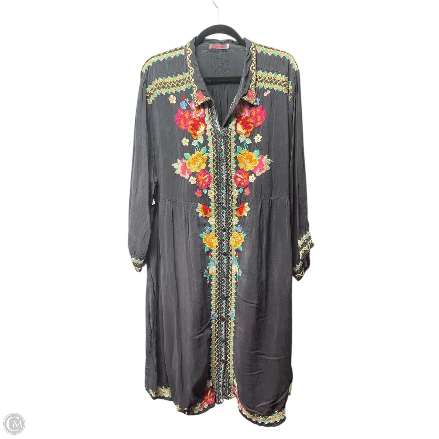 Dress Designer By Johnny Was In Floral Print, Size: 2x