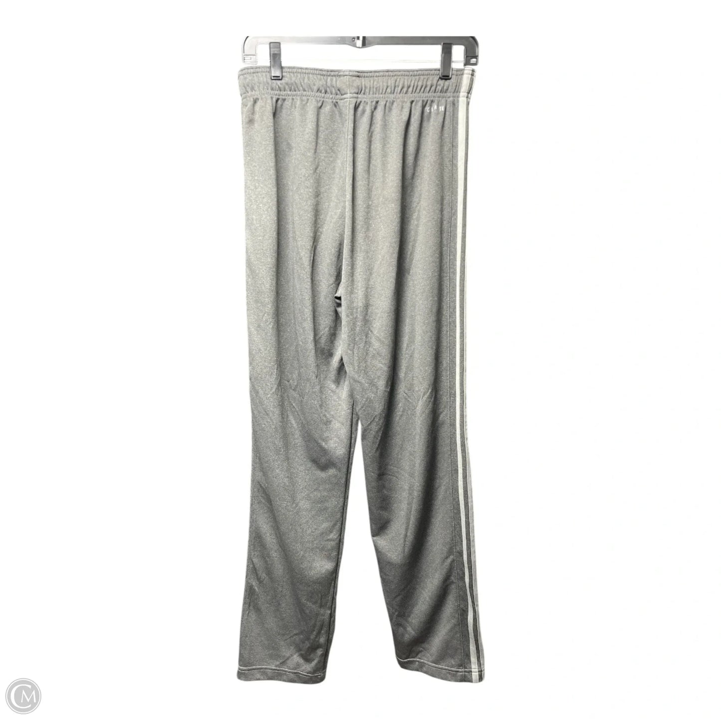 Athletic Pants By Adidas In Grey, Size: M