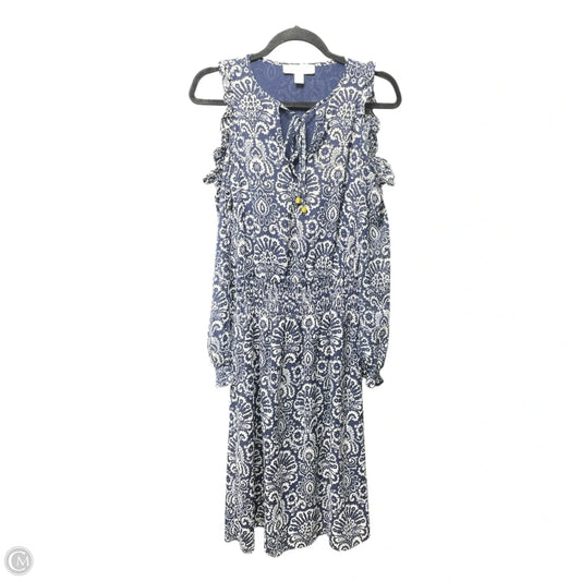 Dress Casual Short By Michael By Michael Kors In Blue & White, Size: Xs