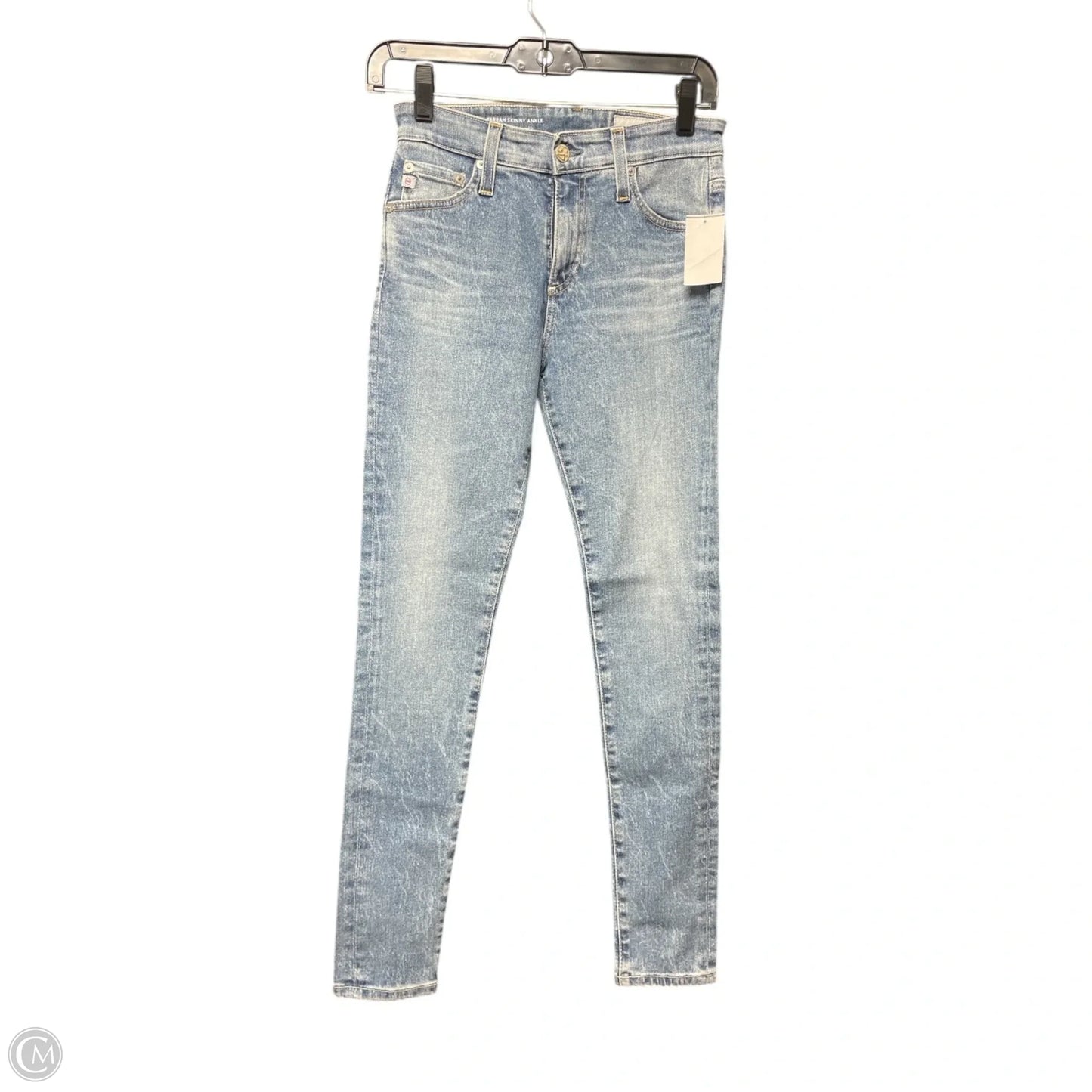 Jeans Skinny By Ag Jeans In Blue, Size: 2