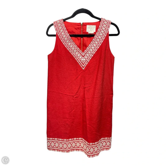 Dress Designer By Kate Spade In Red, Size: 6