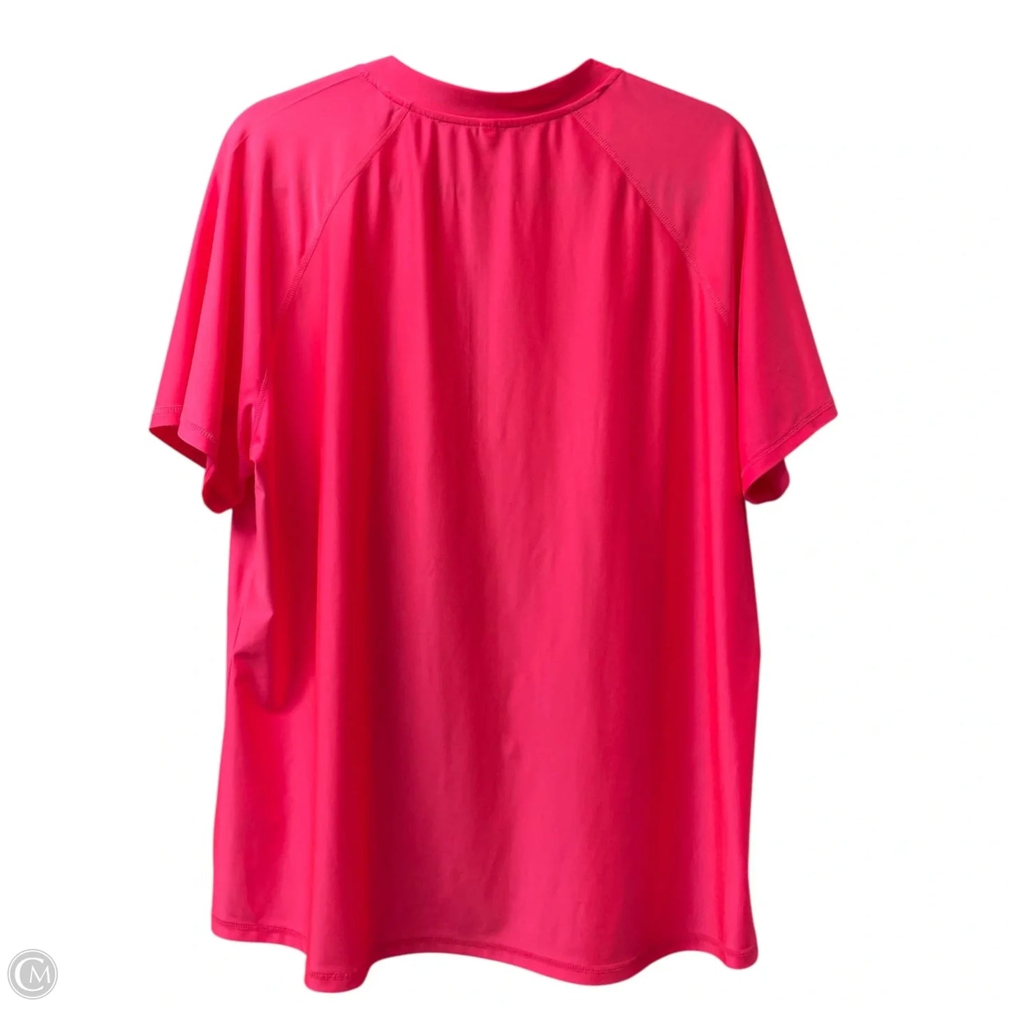 Top Short Sleeve By Clothes Mentor In Pink, Size: 2x