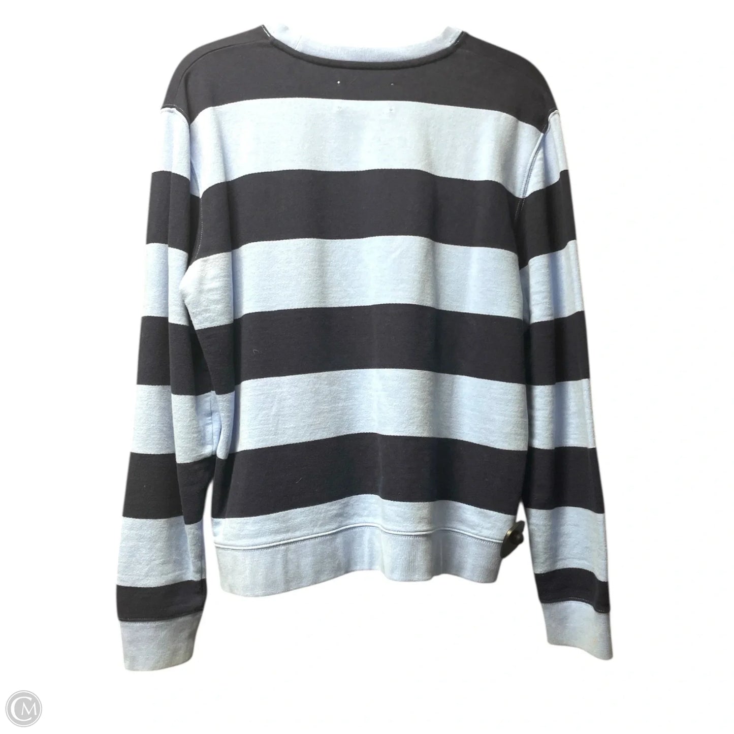 Sweatshirt Designer By Tory Burch In Blue & White, Size: L