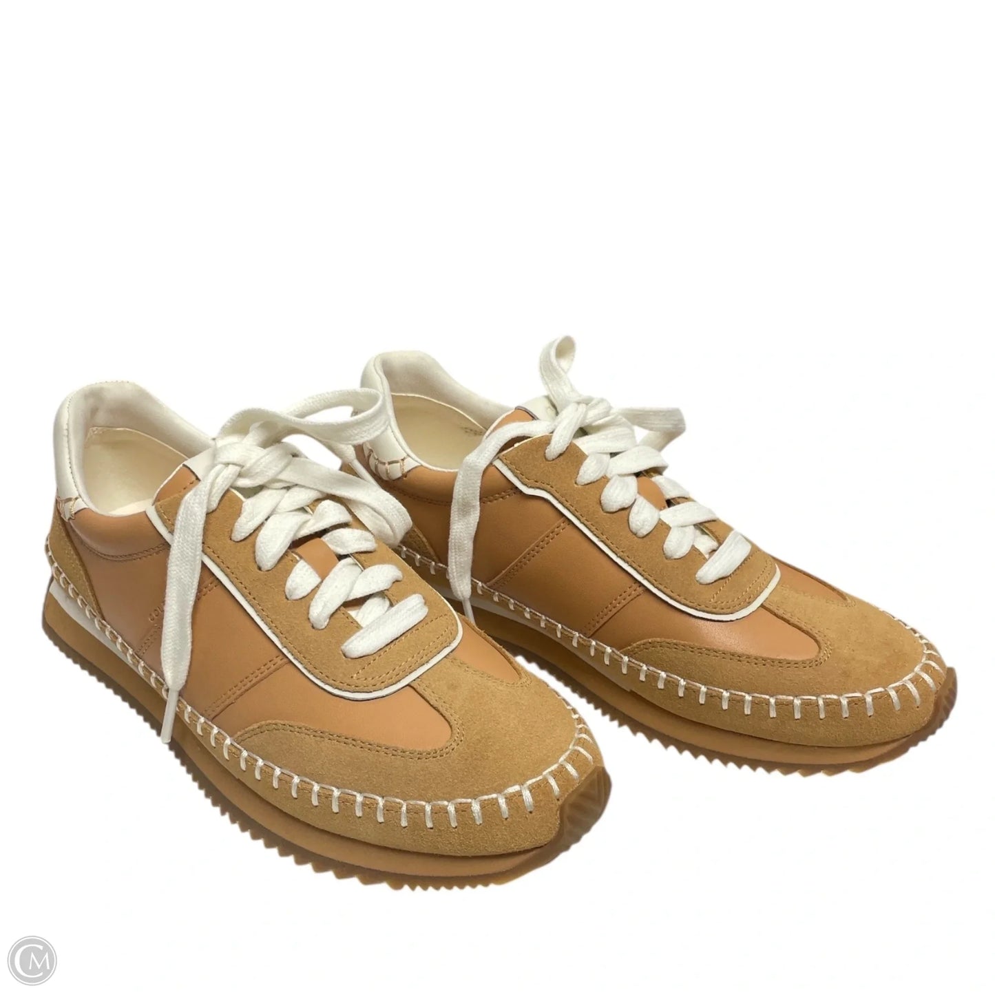Shoes Sneakers By Cole-haan In Tan & White, Size: 7