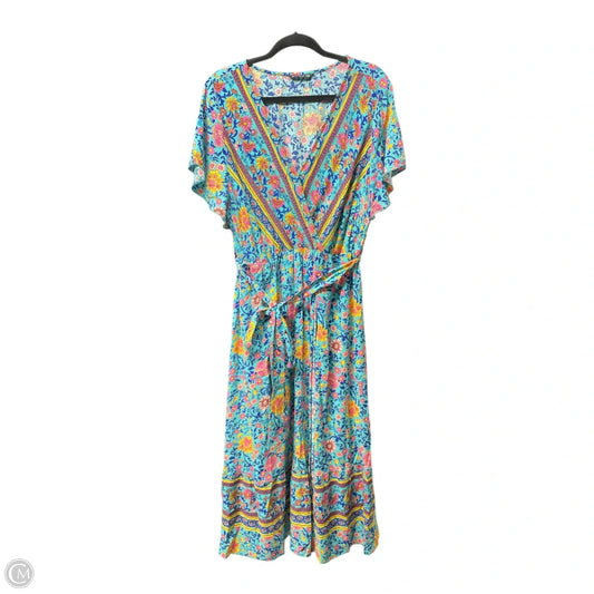 Dress Casual Maxi By Bloomchic In Multi-colored, Size: 2x
