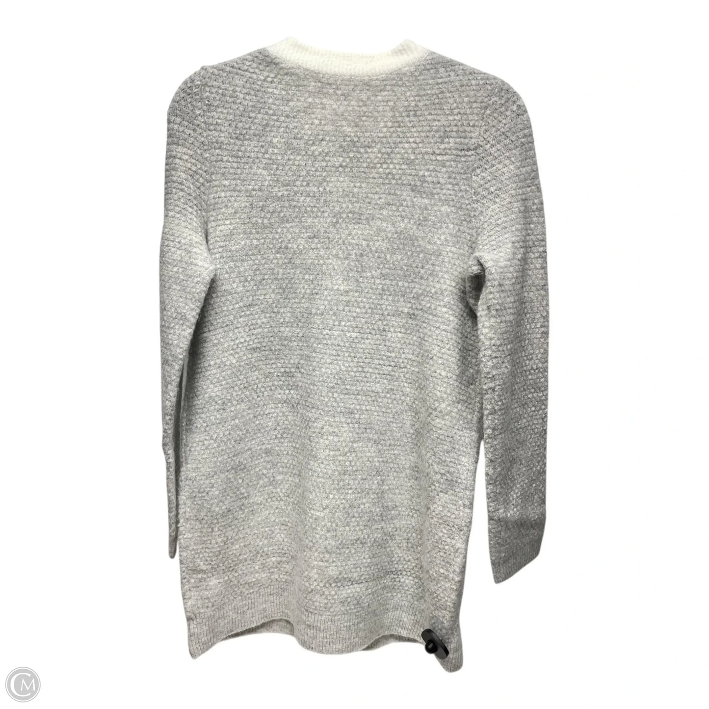 Sweater Cardigan Designer By Lilly Pulitzer In Grey & White, Size: S