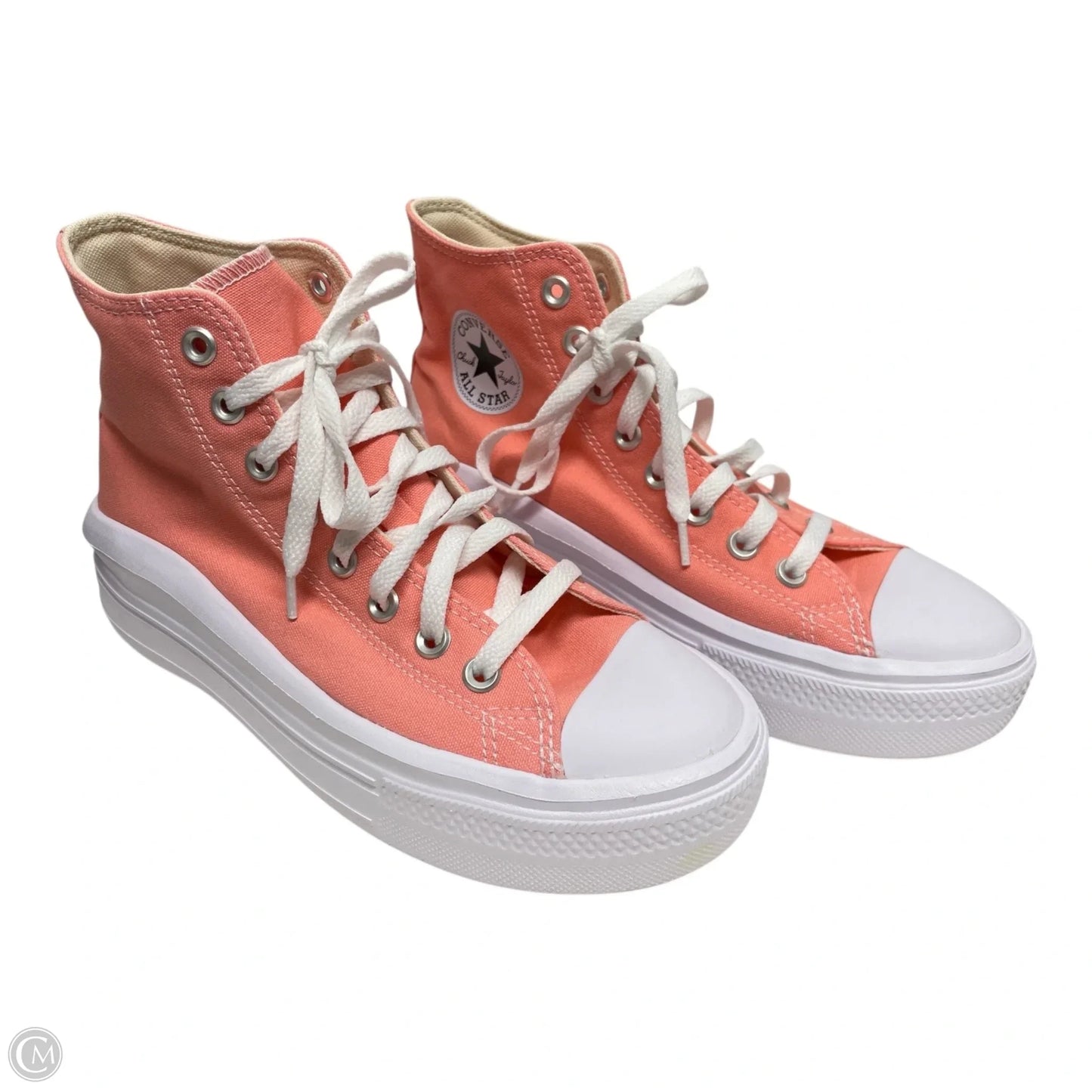 Shoes Sneakers By Converse In Peach, Size: 9