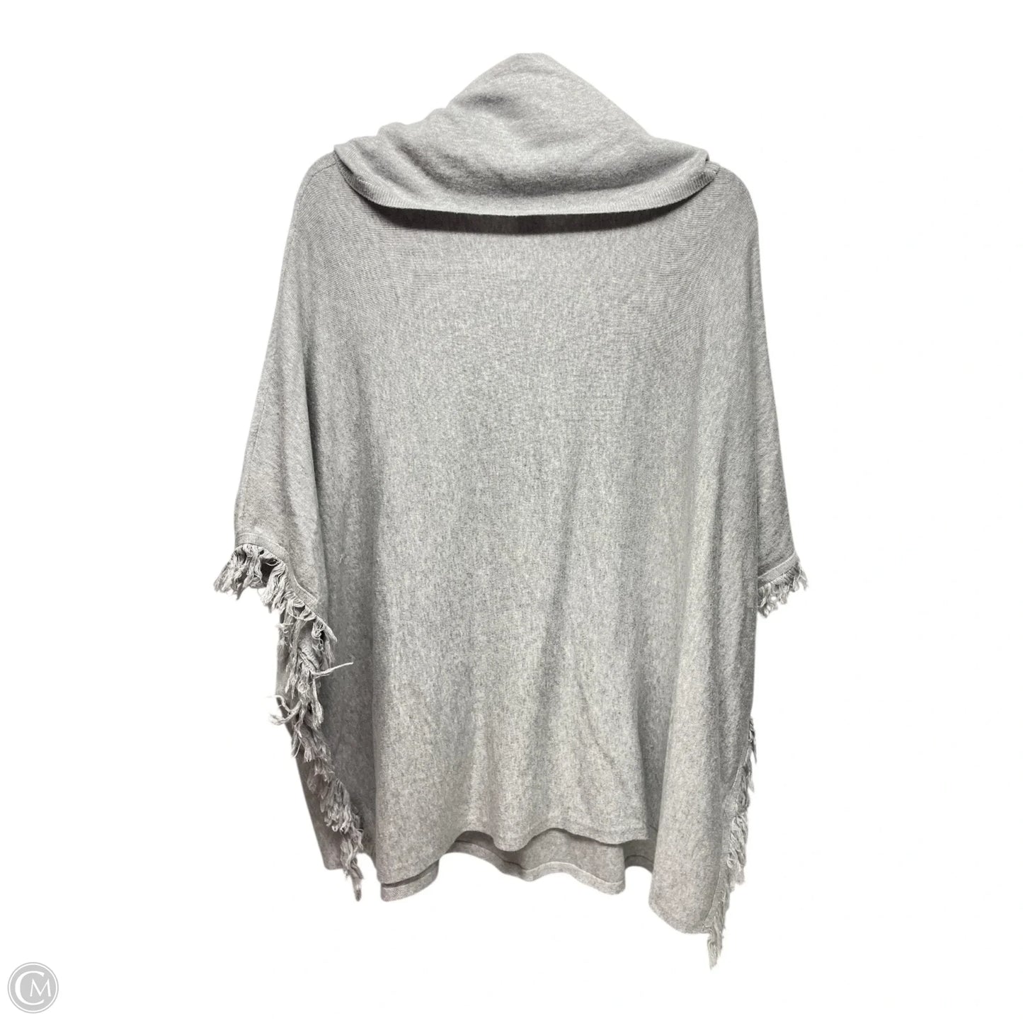 Poncho By Chicos In Grey, Size: Xl